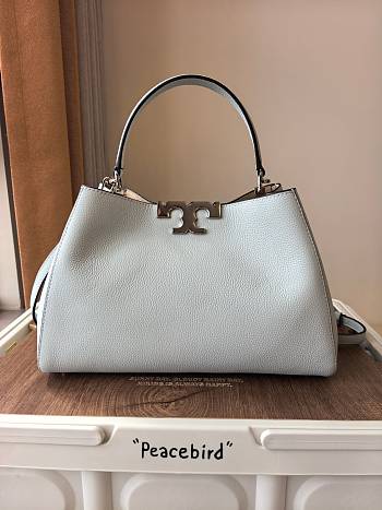Fortok Tory Burch Eleanor Leather White 21 x 32 x 12.8cm