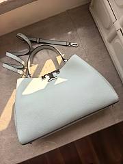 Fortok Tory Burch Eleanor Leather White 21 x 32 x 12.8cm - 2