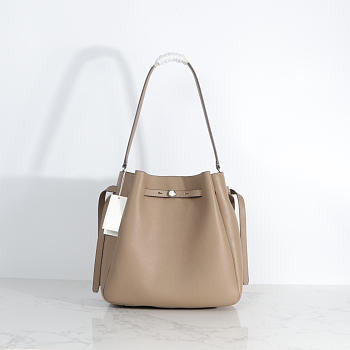 Fortok Tory Burch Romy bucket bag Ebony 33×32×13.5cm