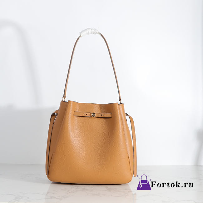 Fortok Tory Burch Romy bucket bag Orange 33×32×13.5cm - 1