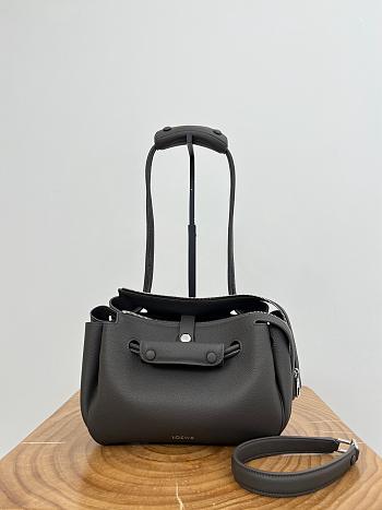 Fortok Loewe Medium Madrid bag Grey 23.5～19～10cm
