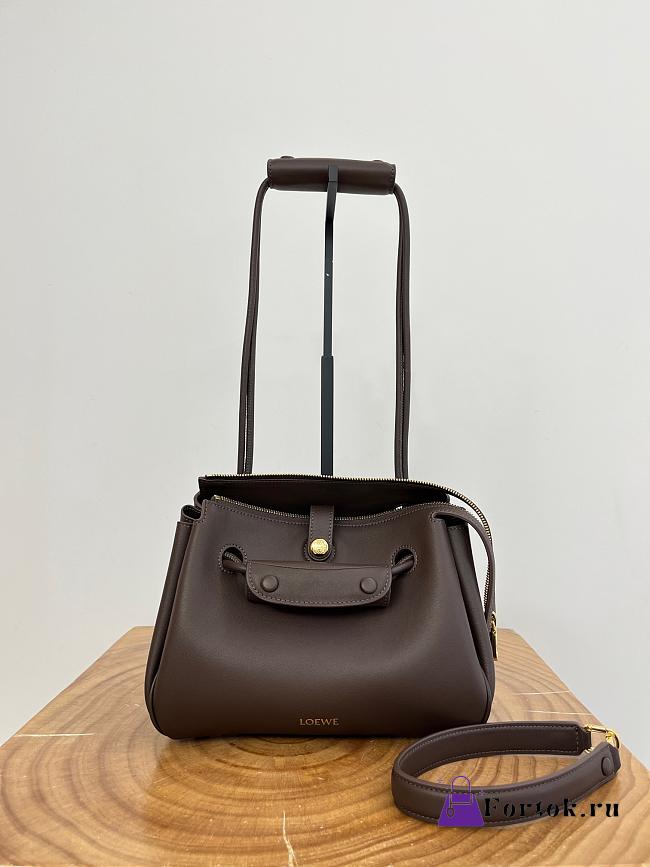 Fortok Loewe Medium Madrid bag Brown 23.5～19～10cm - 1
