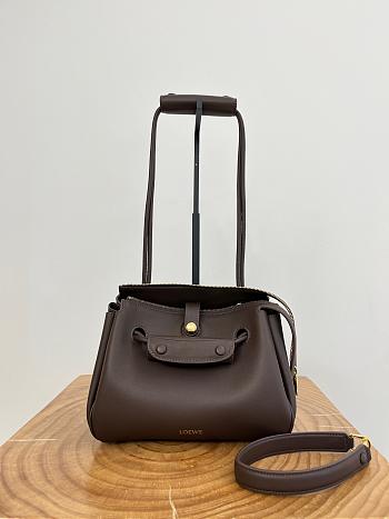 Fortok Loewe Medium Madrid bag Brown 23.5～19～10cm
