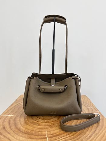 Fortok Loewe Medium Madrid bag Moss Grey 23.5～19～10cm
