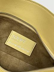 Fortok Loewe Puzzle bag gray and yellow color-block design 24～16.5～10.5CM - 3