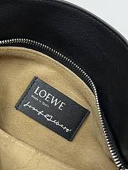 Fortok Loewe Puzzle bag white and black color-block design 24～16.5～10.5CM  - 3