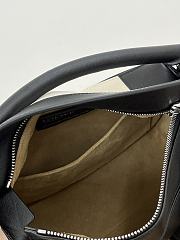 Fortok Loewe Puzzle bag white and black color-block design 24～16.5～10.5CM  - 2
