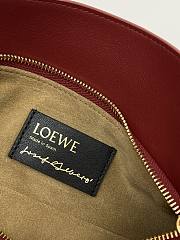 Fortok Loewe Puzzle bag Black and Red color-block design 24～16.5～10.5CM - 2