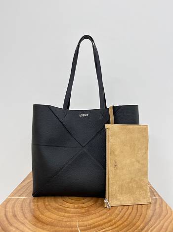 Fortok Loewe Puzzle Fold tote bag Black 31.5 cm