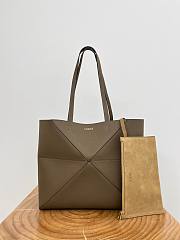 Fortok Loewe Puzzle Fold tote bag Brown 31.5 cm  - 1