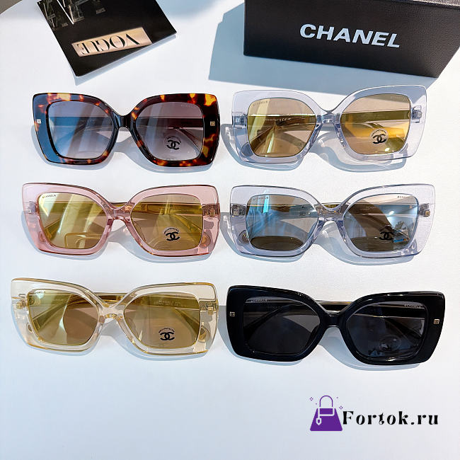Fortok Chanel Sunglasses 9173B - 1