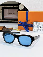 Fortok Louis Vuitton Sunglasses Frog Round Square Sunglasses - 6