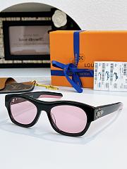 Fortok Louis Vuitton Sunglasses Frog Round Square Sunglasses - 5