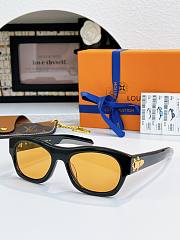 Fortok Louis Vuitton Sunglasses Frog Round Square Sunglasses - 4