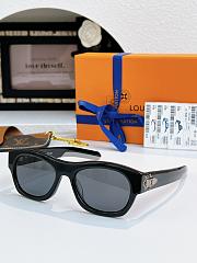 Fortok Louis Vuitton Sunglasses Frog Round Square Sunglasses - 2