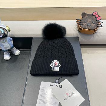 Fortok Moncler virgin wool pom-pom beanie Black