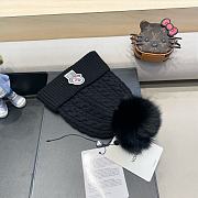 Fortok Moncler virgin wool pom-pom beanie Black - 5