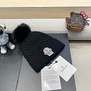 Fortok Moncler virgin wool pom-pom beanie Black - 2