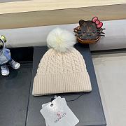 Fortok Moncler virgin wool pom-pom beanie Beige - 2