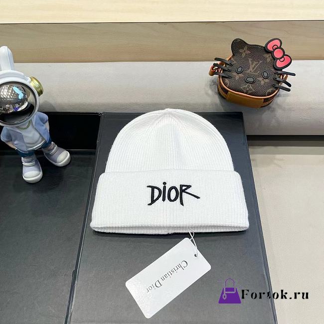 Fortok Dior Beanie White - 1