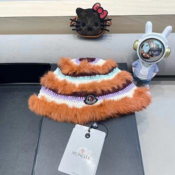Fortok Moncler Fur Beanie Orange