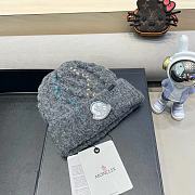 Fortok Moncler wool beanie in a Grey - 3