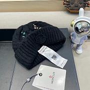 Fortok Moncler wool beanie in a Black  - 5