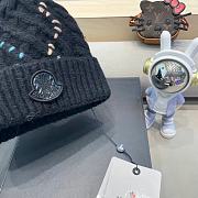 Fortok Moncler wool beanie in a Black  - 4