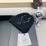 Fortok Moncler wool beanie in a Black  - 2