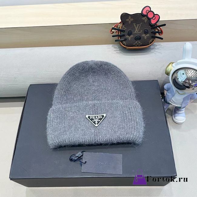 Fortok Prada Grey Beanie  - 1