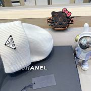 Fortok Prada White Beanie  - 6