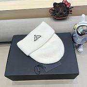 Fortok Prada White Beanie  - 3