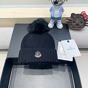 Fortok Moncler Pom Pom Beanie Black - 1