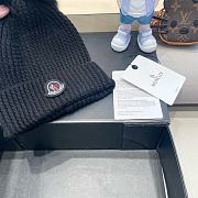 Fortok Moncler Pom Pom Beanie Black - 5