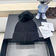 Fortok Moncler Pom Pom Beanie Black - 4