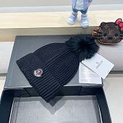 Fortok Moncler Pom Pom Beanie Black - 3