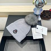 Fortok Moncler Pom Pom Beanie Grey - 6