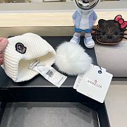 Fortok Moncler Pom Pom Beanie White - 6