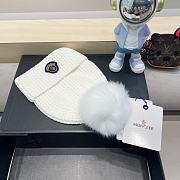 Fortok Moncler Pom Pom Beanie White - 5
