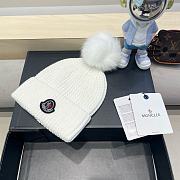 Fortok Moncler Pom Pom Beanie White - 3