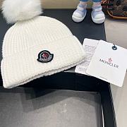Fortok Moncler Pom Pom Beanie White - 4