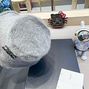 Fortok Celine Wool Bucket Hat Grey - 4
