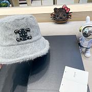 Fortok Celine Wool Bucket Hat Grey - 3