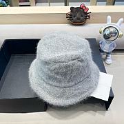 Fortok Celine Wool Bucket Hat Grey - 2