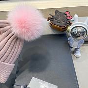 Fortok Moncler Beanie Pom Pom Pink - 4