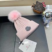 Fortok Moncler Beanie Pom Pom Pink - 2