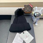 Fortok Moncler Beanie Pom Pom Black - 5