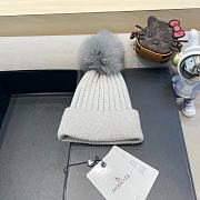 Fortok Moncler Beanie Pom Pom Grey - 5