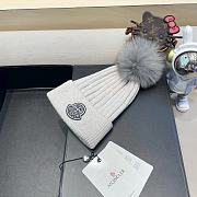 Fortok Moncler Beanie Pom Pom Grey - 4