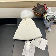 Fortok Moncler Beanie Pom Pom White - 6